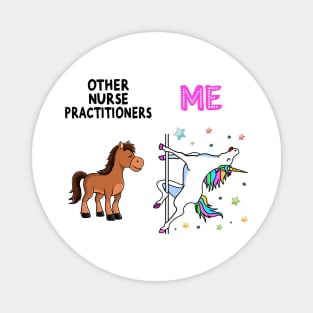 Family Nurse Practitioner Funny Unicorn Magnet